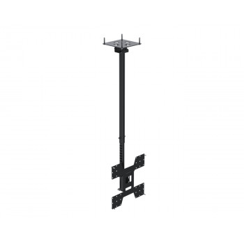 Ergonomic Solutions CT4410AA-02 teleskopisks griestu stiprinājums ekrāniem līdz 75 collām, VESA 200