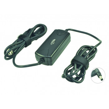 2-power CAC0702A autolādētājs klēpjdatoram - 12-24 V - 90 W - melns - 43 mm