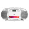 JVC RC-E451W Boombox balts - CD, Bluetooth, FM/AM radio, USB, AUX