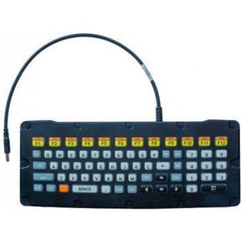 Zebra KYBD-QW-ET-S-1 Tastatūra ar fona apgaismojumu, USB, QWERTY, melna