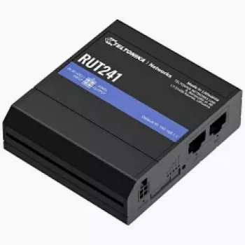 Teltonika RUT241 industriālais mobilo sakaru maršrutētājs 4G LTE Wi-Fi - Version 3 Global mit - WLAN - 0,1 Gbps