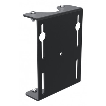 Ergonomic Solutions Hook & Rail Back-to-Back sienas kronšteins - melns