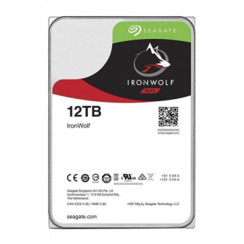 Seagate IronWolf 4x12TB NAS HDD komplekts - 48TB, 7200rpm, SATA 6Gb/s, 256MB kešatmiņa, 3,5 collu, 24x7 CMR