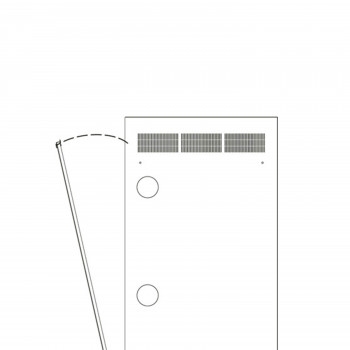Middle Atlantic Products WR-RAP-24 aizmugurējais paneļa 24U, melns, 48,3 cm (19 inch)