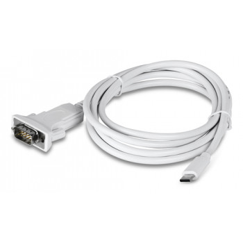 TRENDnet TUC-S9 USB Type-C uz RS-232 DB9 seriālais adapteris - kabelis, 1,5 m