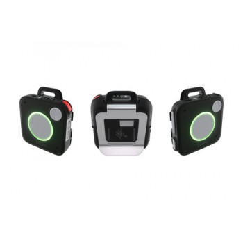 Zebra WS101 Bluetooth badge skeneris, klipša stiprinājums, 480mAh noņemams akumulators, veselības aprūpei, globāls