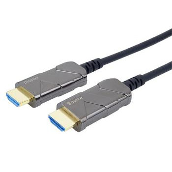 PremiumCord ULTRA HIGH SPEED HDMI 2.1 optiskās šķiedras kabelis 8K 60Hz, zeltīti savienotāji 7m