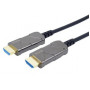 PremiumCord ULTRA HIGH SPEED HDMI 2.1 optiskās šķiedras kabelis 8K 60Hz, zeltīti savienotāji 7m