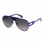 JUSTCAVALLI SJC095-6201HR Unisex Saulesbrilles Kvadrātveida Melnas Pelēks Gradients 62mm