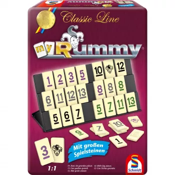 Galda spēle Schmidt Spiele Classic Line MyRummy metāla kārbā