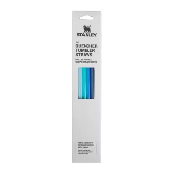 STANLEY salmiņu komplekts 4 gab. The Quencher Travel Tumbler 1,18L, zili, BPA-Free atkārtoti lietojami dzeršanas salmiņi, dishwasher safe, 305mm