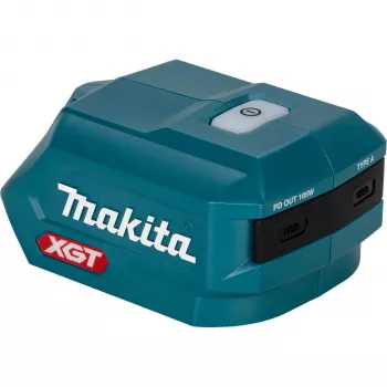 Makita ADP002G 40V Max XGT USB adapteris ar diviem USB-A un USB-C portiem
