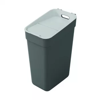 CURVER Ready To Collect 30L pārstrādes tvertne tumši pelēka/gaiši pelēka
