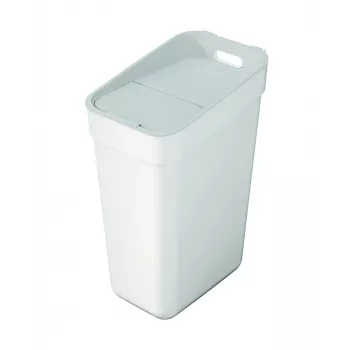 CURVER Ready To Collect 30L atkritumu šķirošanas konteiners, balts/gaiši pelēks