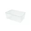 CURVER kaste ar vāku Textile Box 45L 59,6x39,4x23cm caurspīdīga