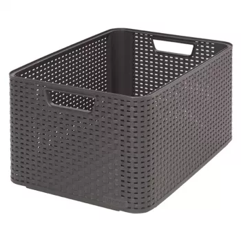 CURVER Style L uzglabāšanas kaste 43,6 x 32,6 x 23 cm tumši pelēka