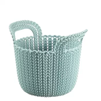CURVER Basket Knit XS apaļa 3L 23x19x19 cm zila