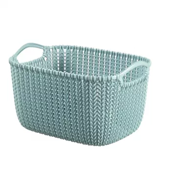CURVER Basket Knit S taisnstūra grozs 8L 30x22x17cm zils