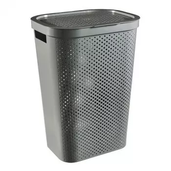 CURVER Infinity Recycled 60L uzglabāšanas kaste 44x35x60cm tumši pelēka