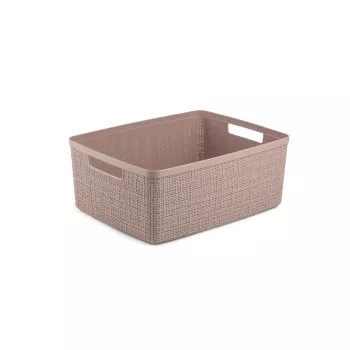 CURVER Basket Jute M 12L 36x28x15cm rozā