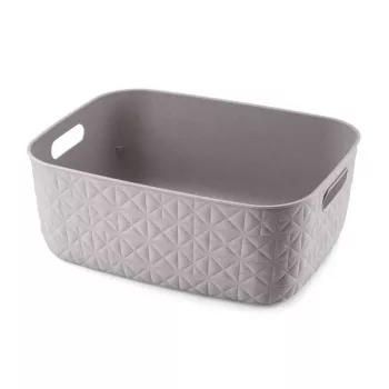 CURVER Softex M uzglabāšanas grozs 12,5L pelēkbrūns 37,9x29,2x14,3cm