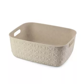 CURVER Softex M 12,5L glabāšanas grozs, krīta balts
