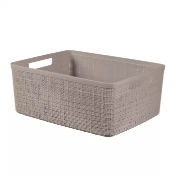 CURVER grozs Jute M 12L 36x28x15cm bēšs