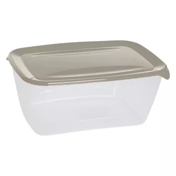 CURVER Fresh&Go taisnstūra pārtikas uzglabāšanas trauks 5L, bēšs