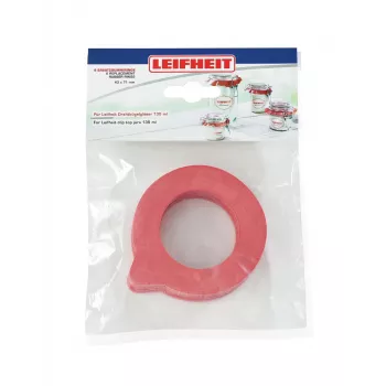 LEIFHEIT rezerves gumijas blīvgredzeni 6 gab. 43x71mm hermētiski noslēdzamiem 135ml burciņām