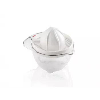 LEIFHEIT Citrus Juicer manuālā citrusaugļu spiede 0,5L ar 2 konusiem, sietu, mērskalu, neslīdošu pamatni, mazgājama trauku mašīnā