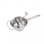 LEIFHEIT ComfortLine Flotte Lotte pārtikas dzirnaviņas 20 cm, nerūsējošais tērauds, 3 sieti, manuālas, sudraba/melna