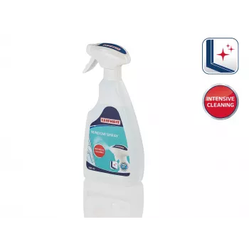 LEIFHEIT Window Spray Concentrate 500 ml – koncentrāts logu tīrītājs, pietiek 5 L – bez svītrām uz stikla, logiem, spoguļiem un flīzēm, optimizēts logu tīrītājiem ar vakuumu