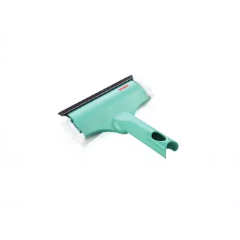 LEIFHEIT Window & Frame Cleaner 3in1 Mini micro duo - 20 cm mikrošķiedras uzgalis ar iebūvētu tīrītāju, saderīgs ar Click System