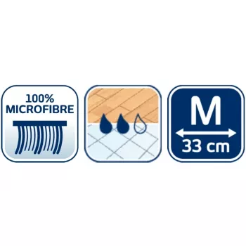 Leifheit Clean & Compact M rezerves mikrofibra uzliks
