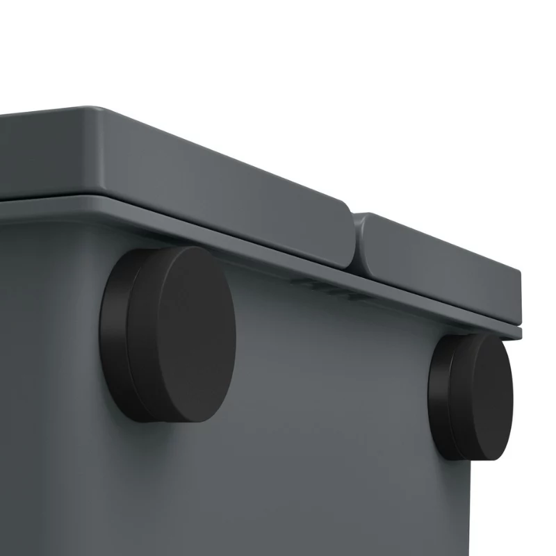 HAILO FlexBox S pie sienas montējams atkritumu tvertne 7L tumši pelēka