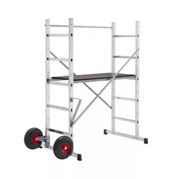 HAILO Scaffold HobbyStep H3 tērauda 2x5 pakāpienu salokāms darba platforma
