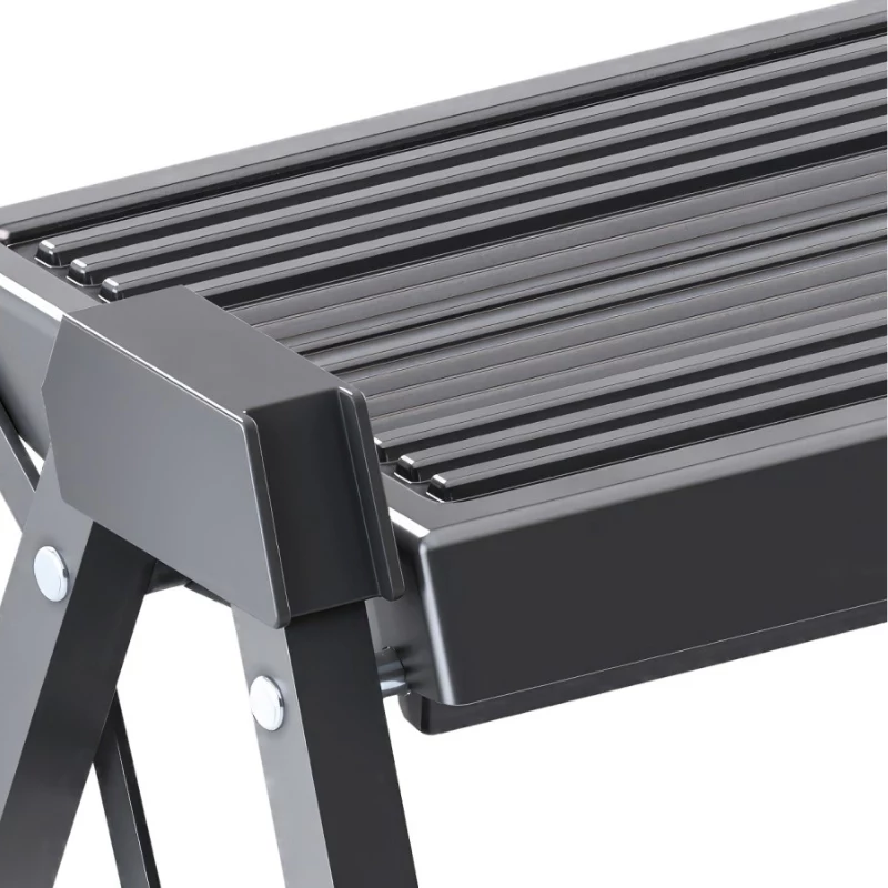 HAILO Folding Step Bench StepFix / Steel / 2 Steps / Black