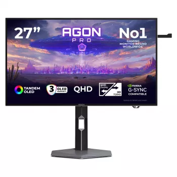 AOC AGP277QKDC 26,5 collu QHD OLED 720Hz spēļu monitors