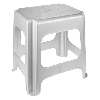 KEEEPER Maxi Max solis ķeblītis, gaiši sudraba, 41 x 33,5 x 42,5 cm, 150 kg slodze, pretslīdes, sakraujams