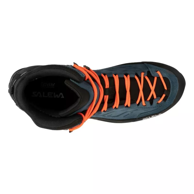 Salewa vīriešu pārgājienu zābaki MTN Trainer Mid GTX tumši džinsa/melni UK 7.5 (EU 41)