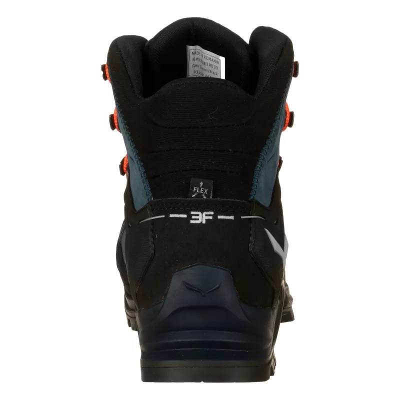 Salewa vīriešu pārgājienu zābaki MTN Trainer Mid GTX tumši džinsa/melni UK 7.5 (EU 41)
