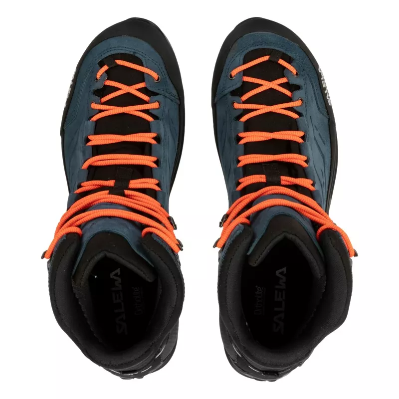 Salewa vīriešu pārgājienu zābaki MTN Trainer Mid GTX tumši džinsa/melni UK 7.5 (EU 41)