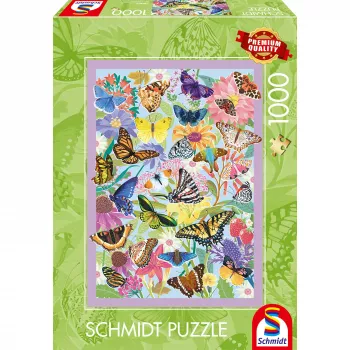 Schmidt Spiele Schmetterlingstreiben 1000 detaļu puzle