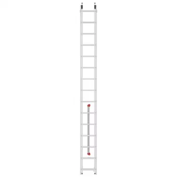 HAILO S80 ProfiStep duo kombinētās kāpnes, alumīnija, 2x15 pakāpieni, maks. slodze 150 kg