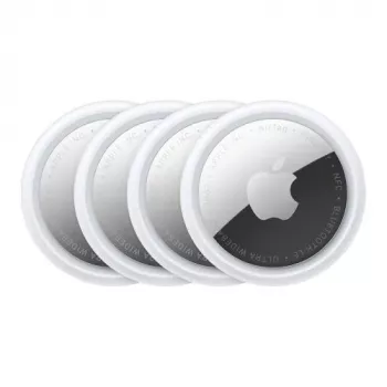 Apple AirTag 2. paaudze (4 gab.) balts MFEA4 - Bluetooth 5.0 izsekotājs ar Precision Finding, IP67 ūdensizturību, maināmu CR2032 bateriju