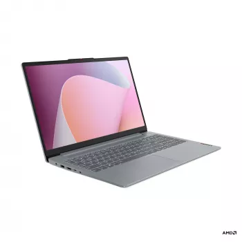Lenovo IdeaPad Slim 3 15AMN8 15,6 inch Full HD IPS klēpjdators - AMD Ryzen 5, 16GB RAM, 512GB SSD, AMD Radeon 610M, Wi-Fi 6, Arctic Grey