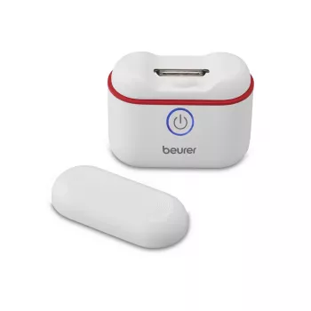 BEURER MP10 elektriskais nagu griezējs ar LED apgaismojumu un putekļu savācēju, uzlādējams, USB-C