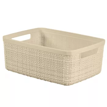 CURVER Jūtas grozs S 5L 27x20x11cm Krēmkrāsas