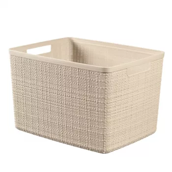 CURVER Jūtas grozs L 20L 36x28x23cm Krēmkrāsas
