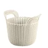 CURVER Knit XS apaļais grozs 3L balts 23x19x19cm